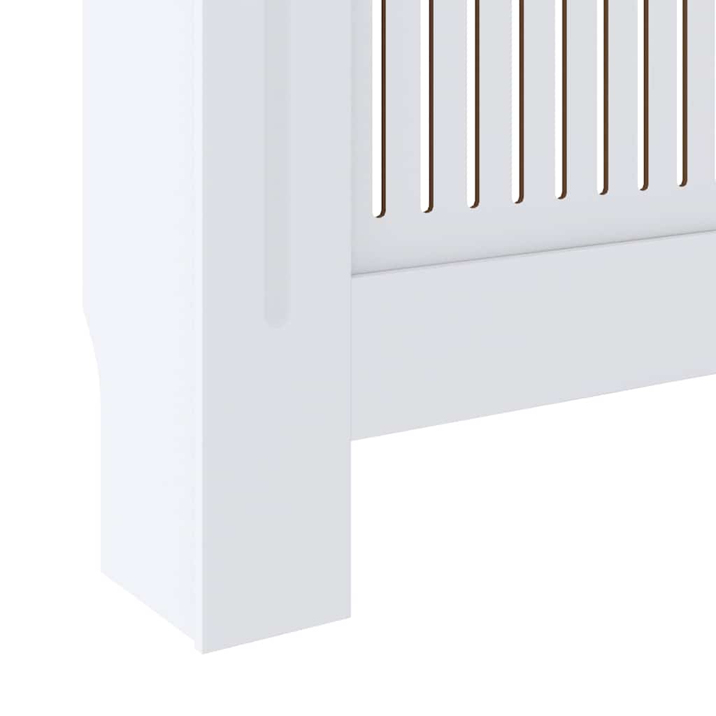 Holzwerkstoff Heizkörper-Abdeckung Heizkörperverkleidung 112 cm, weiß