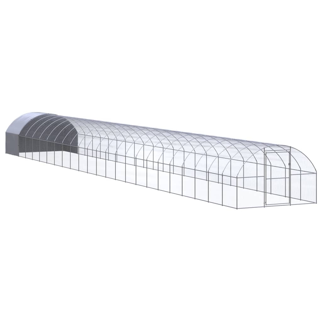Outdoor-Hühnerstall 3x2x2 m Verzinkter Stahl