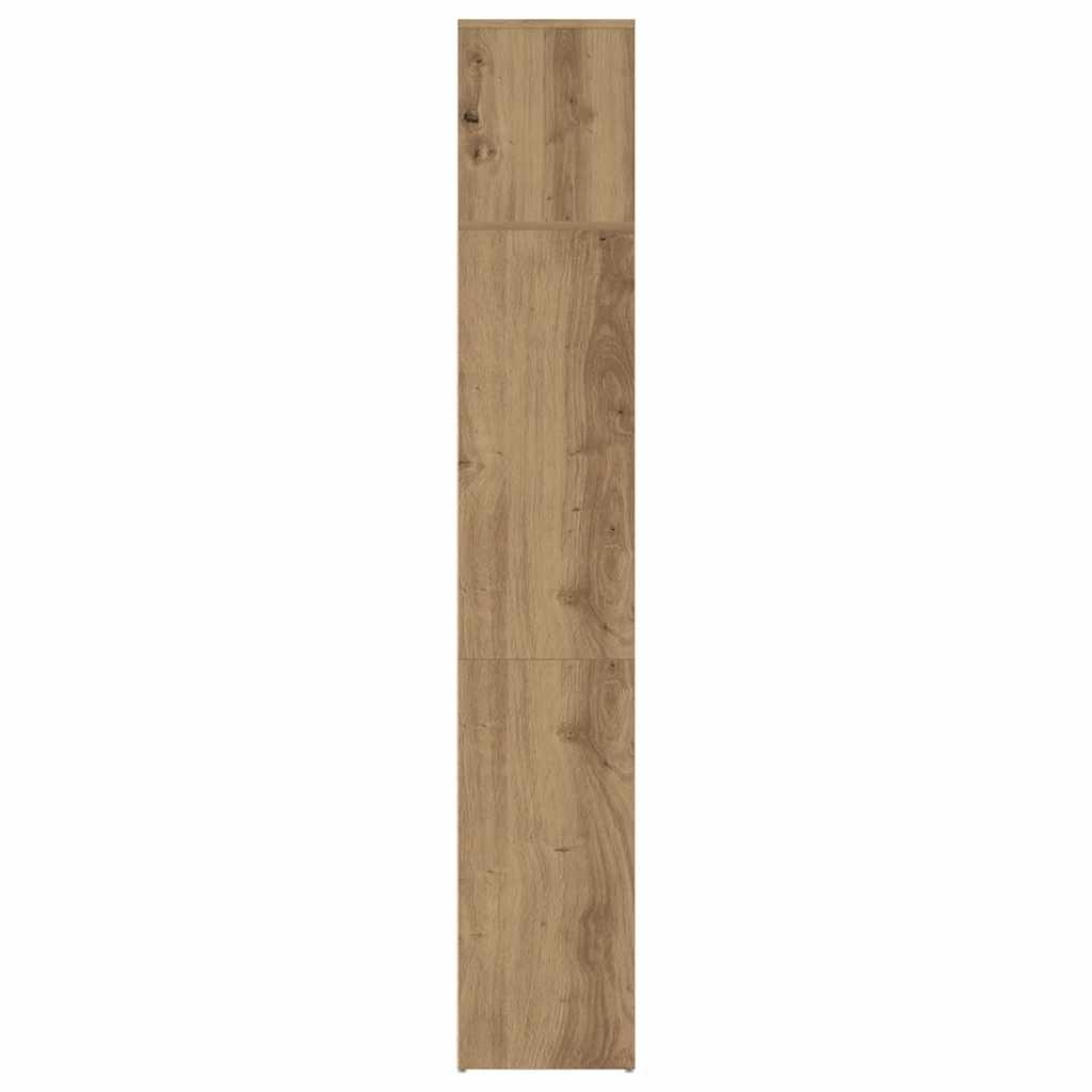 3-tlg. Bücher-/TV-Schrank Set Weiß 180×30×180 cm