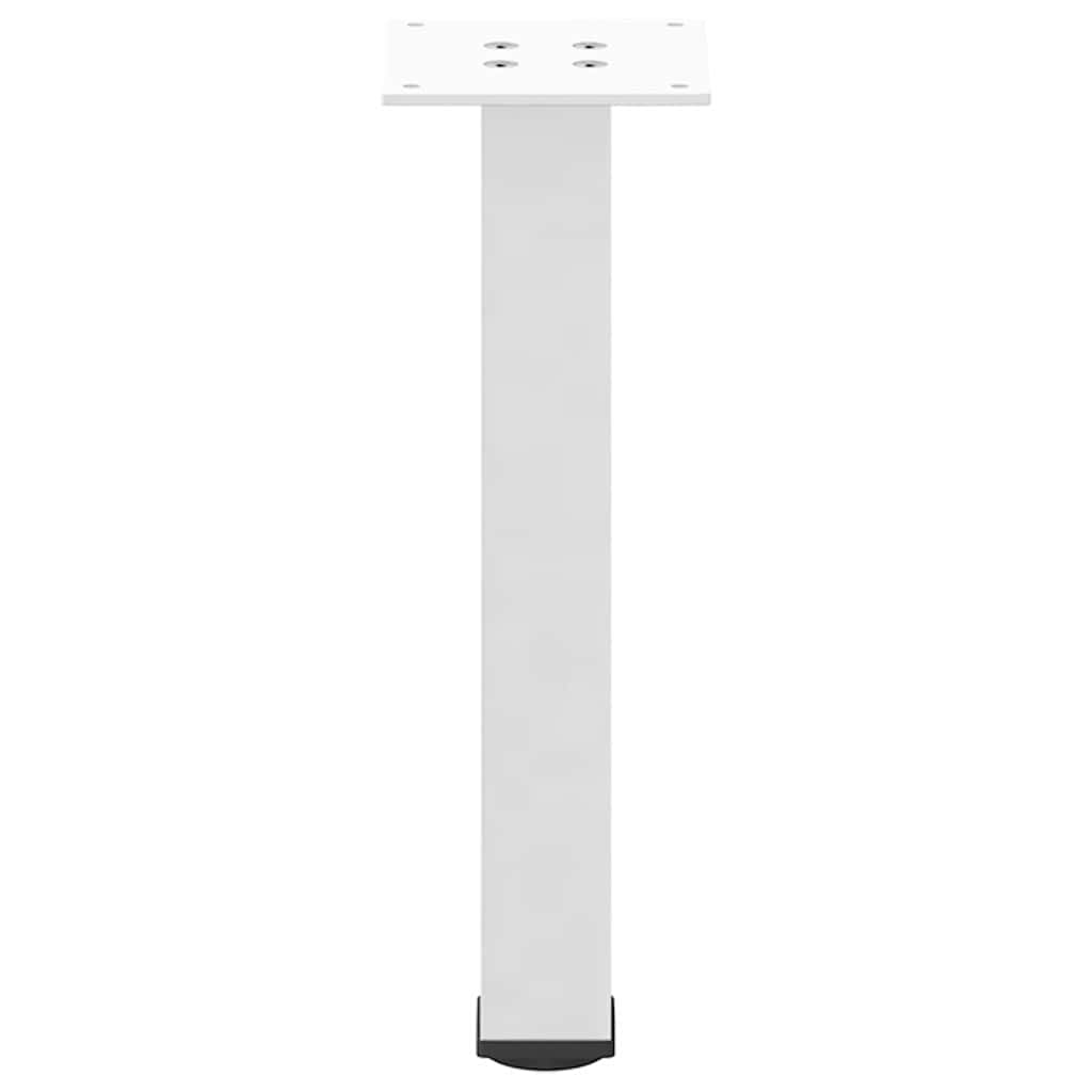 Bartischbeine 4 Stk. Schwarz 100-102 cm Stahl