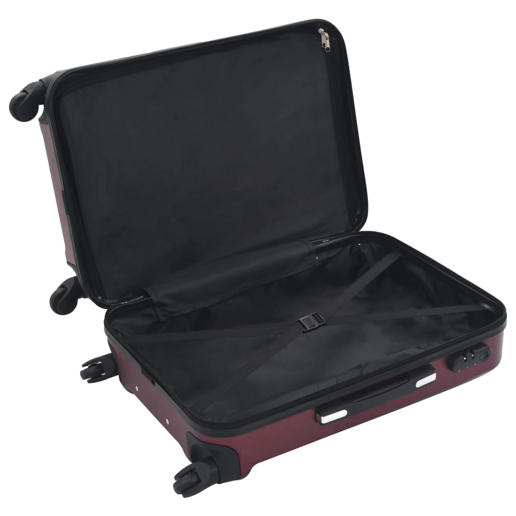 Hartschalen-Trolley-Set 3 Stk. Lila ABS