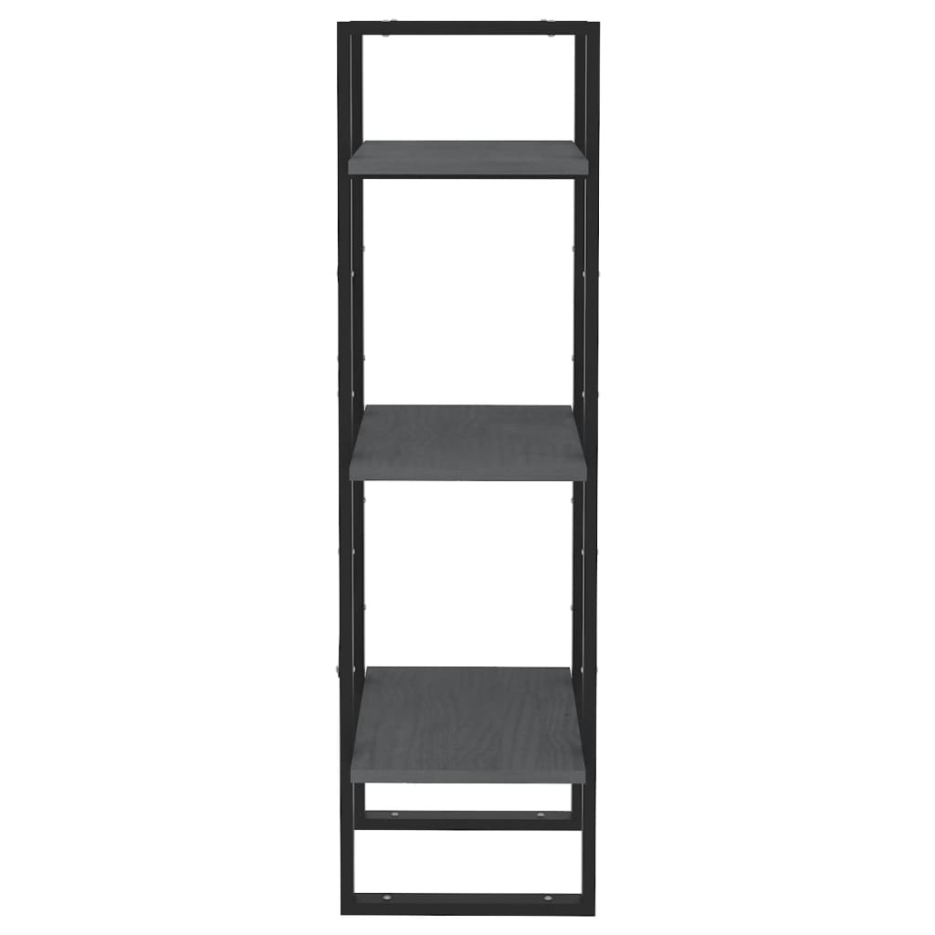 Bücherregal 3 Fächer Weiß 40x30x105 cm Holzwerkstoff