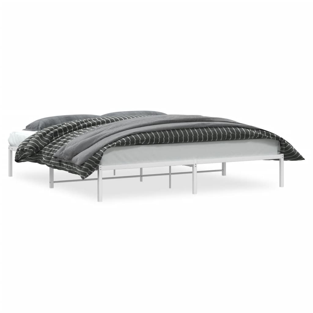 Bettgestell Metall Schwarz 75x190 cm