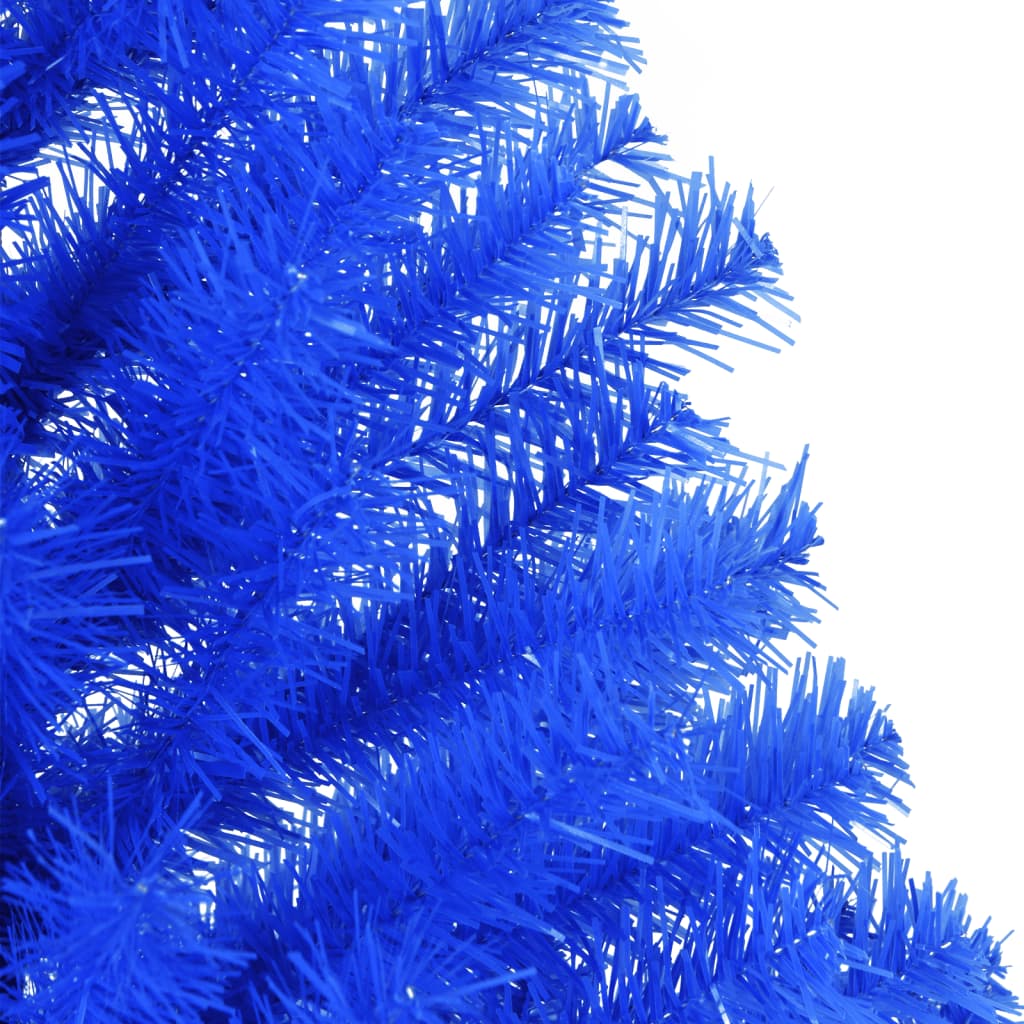 Künstlicher Halb-Weihnachtsbaum mit Ständer Grün 150 cm PVC