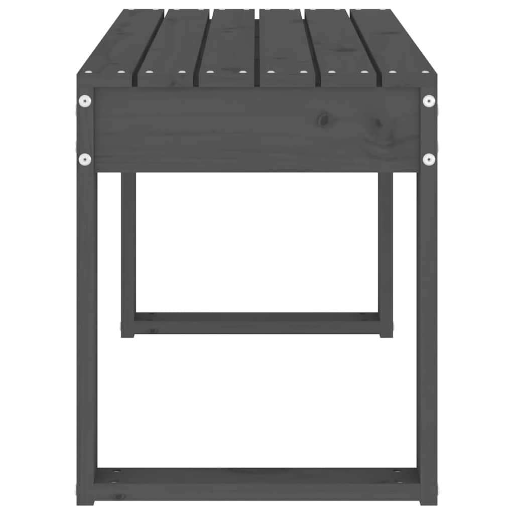 Gartenbank 80x38x45 cm Massivholz Kiefer