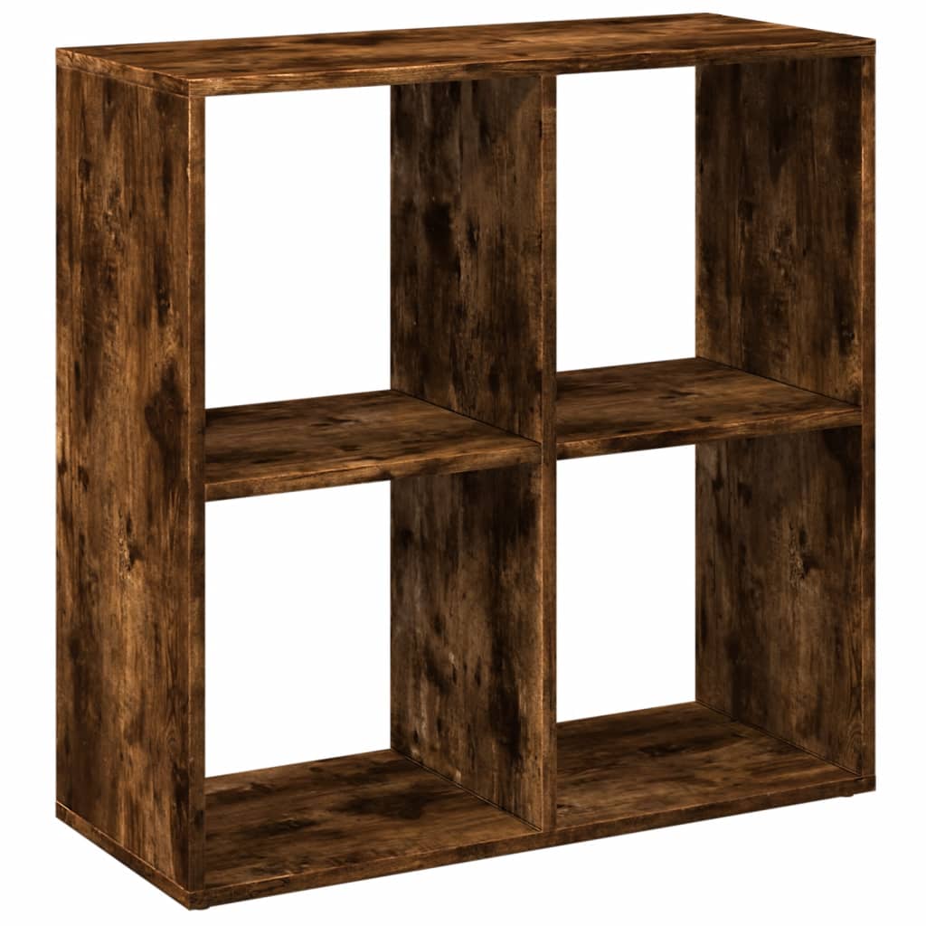 Bücherregal Weiß 137,5x29x137,5 cm Holzwerkstoff