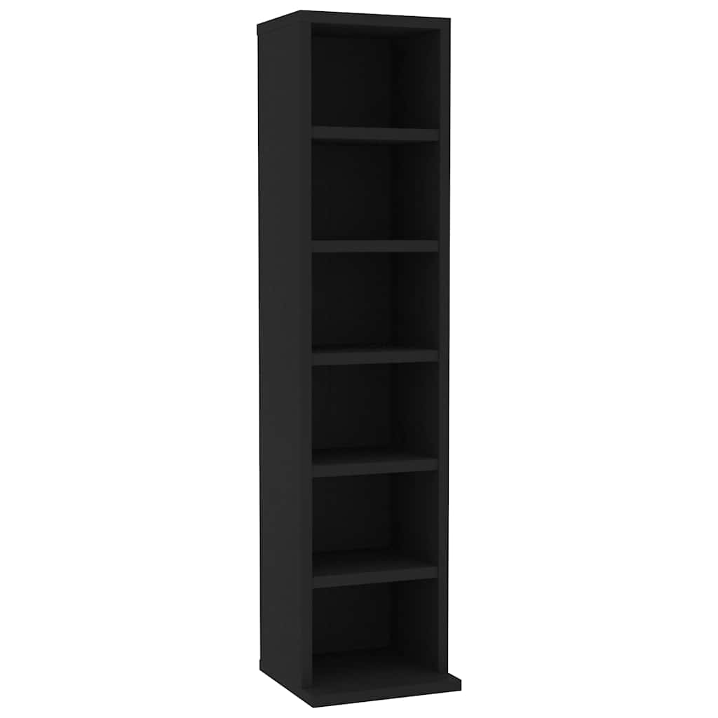 CD-Schrank Weiß 21x20x88 cm Holzwerkstoff