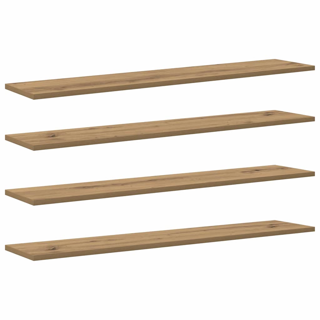 Bücherregal-Bretter 4 Stk. Weiß 40x10x1,5 cm Holzwerkstoff