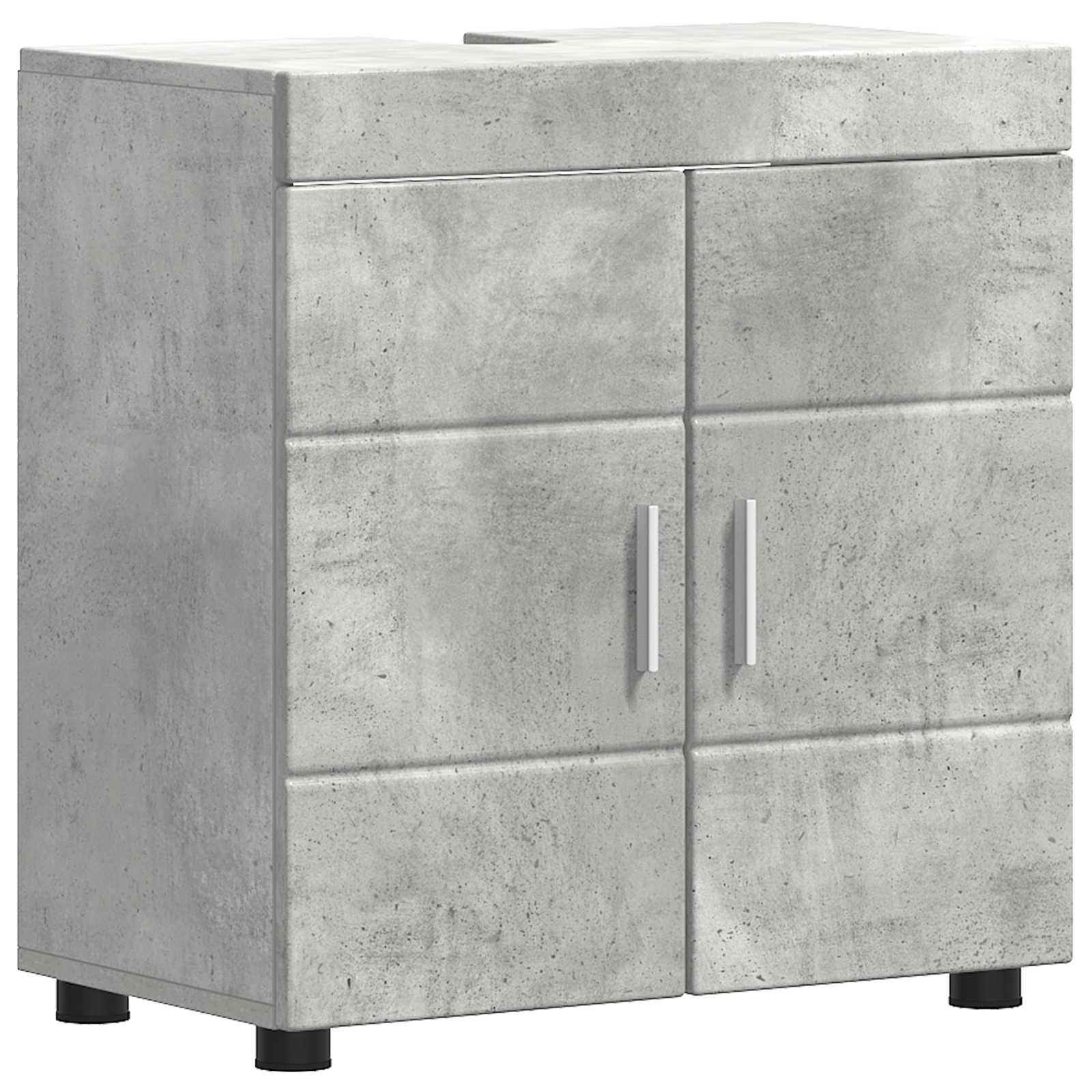 Badezimmermöbel-Set TULUM 2 pcs Weiß 60 x 34 x 63 cm