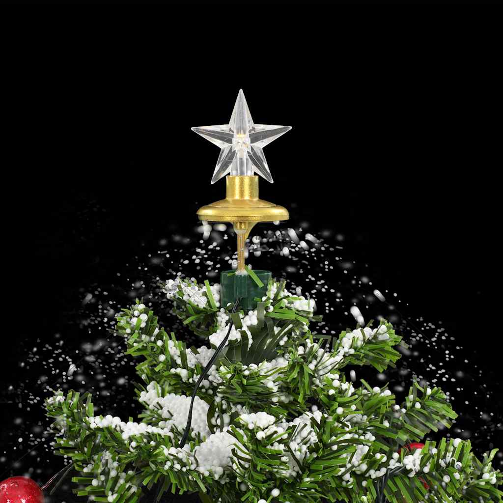 Schneiender Weihnachtsbaum mit Schirmfuß Grün 75 cm