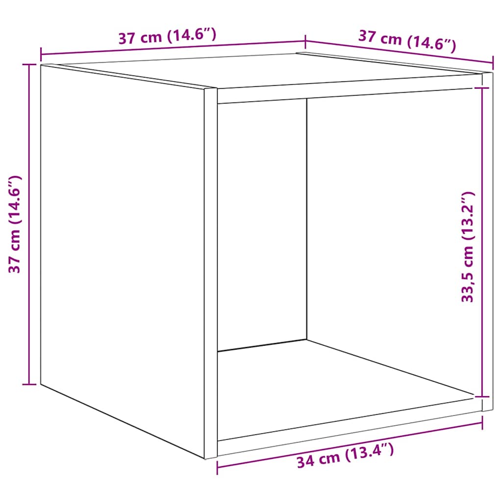 4-tlg. TV-Schrank-Set Weiß Holzwerkstoff