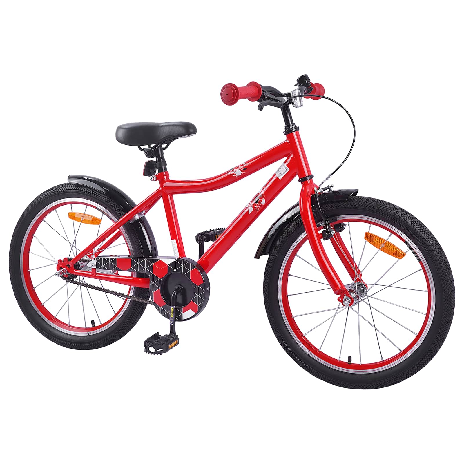 Kinderfahrrad 12 Zoll für 2-4 Jahre alt Schwarz