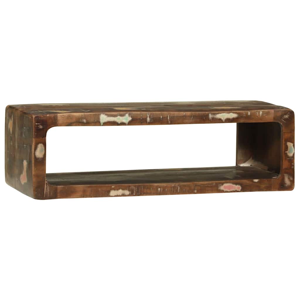 TV-Schränk mit Regal Braun 60 x 30 x 25 cm Massivholz Mango