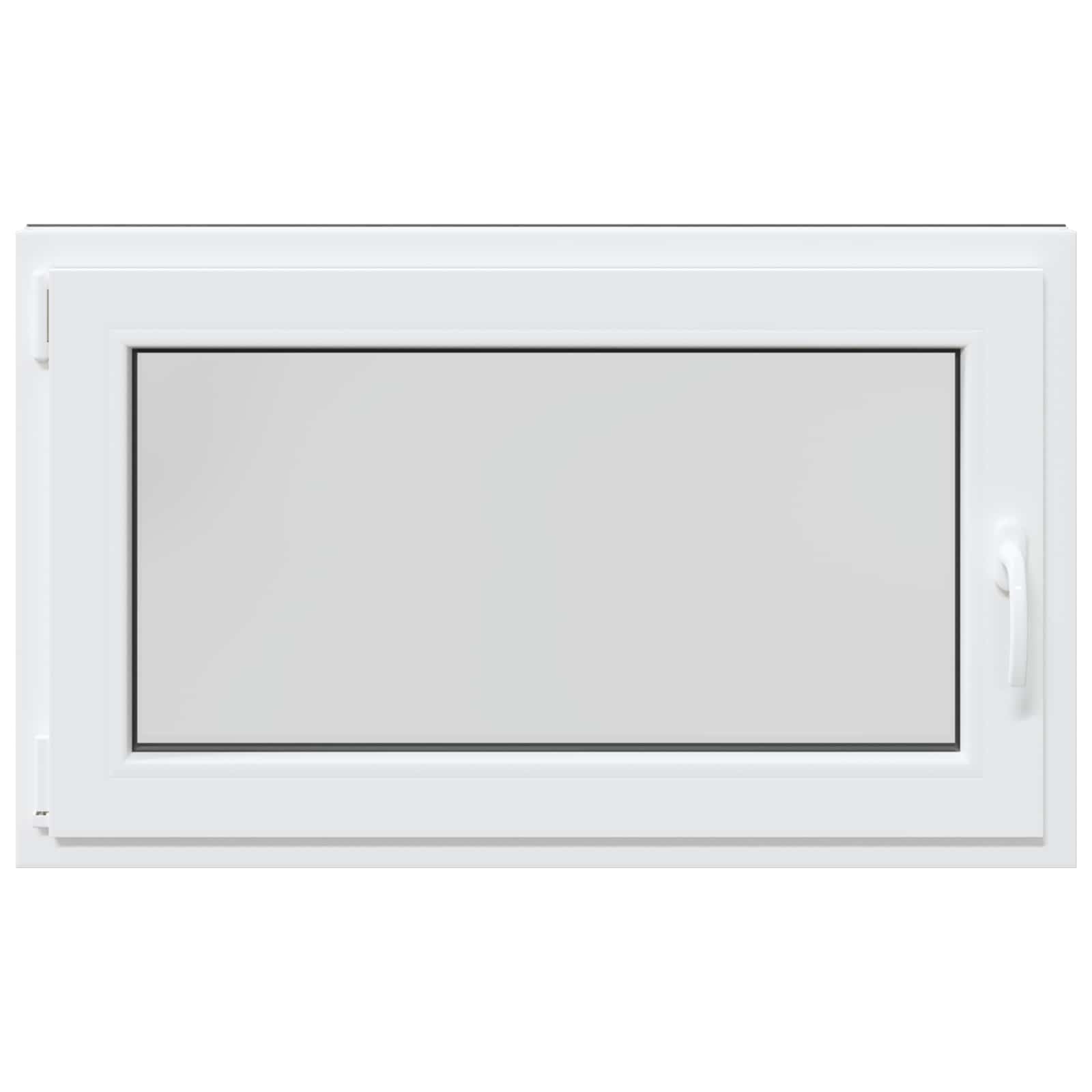 Kellerfenster RISOR 50 x 50 cm PVC und Glas Weiß