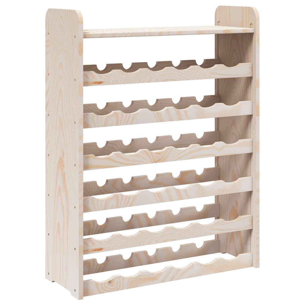 Weinregal 33x25x37 cm Massivholz Kiefer