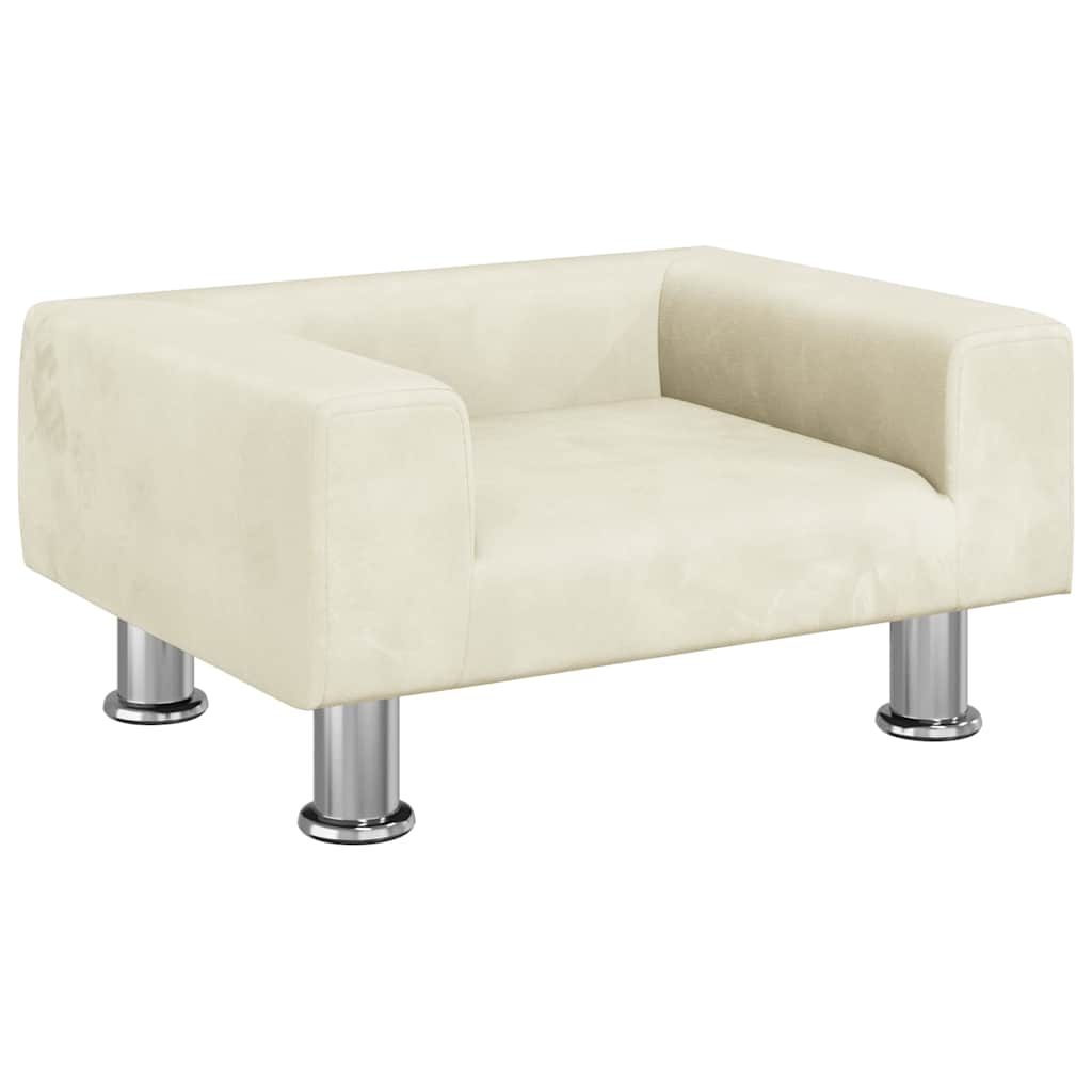 Kindersofa Blau 70x45x26,5 cm Samt