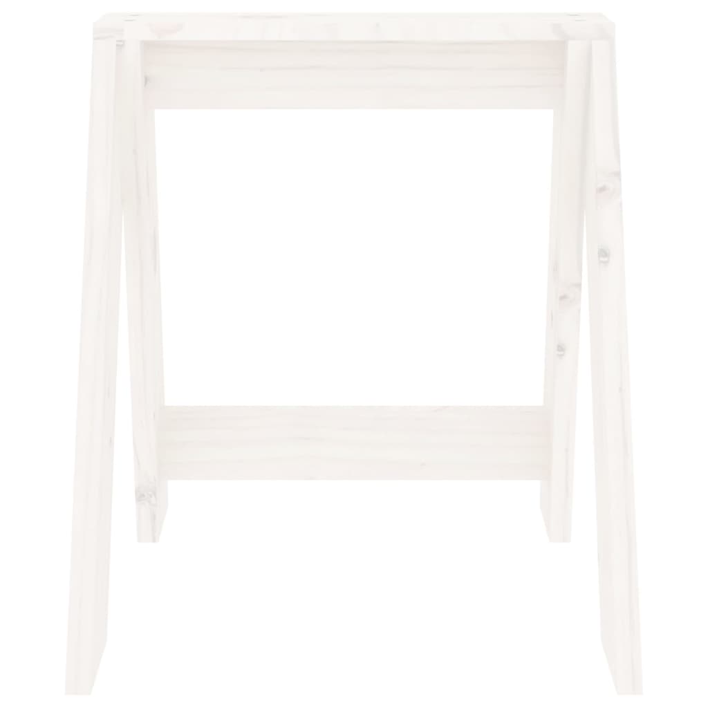 Hocker 2 Stk. 40x40x45 cm Massivholz Kiefer