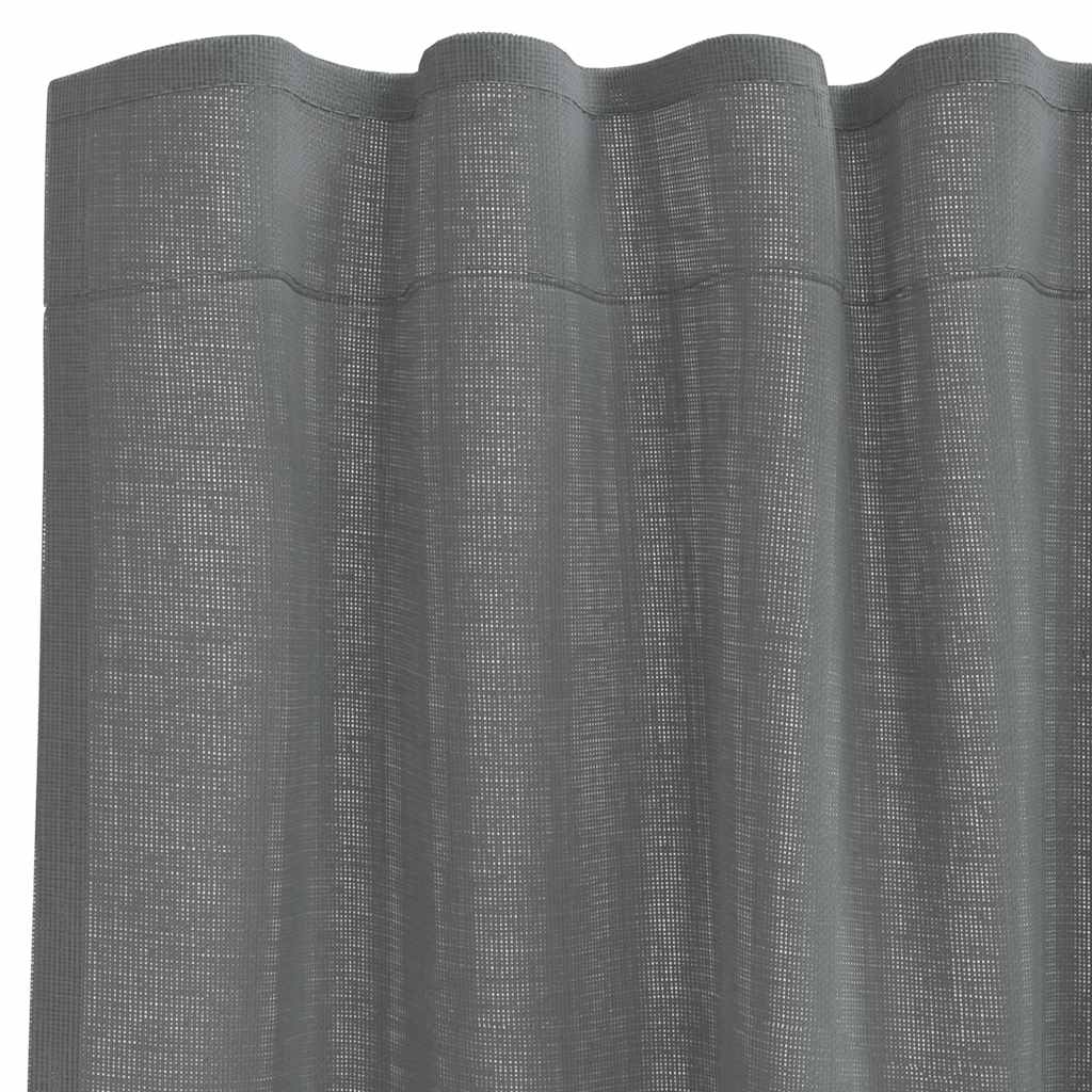 Voile Vorhänge mit Ösen 2 Stk. Apfelgrün 140x140 cm