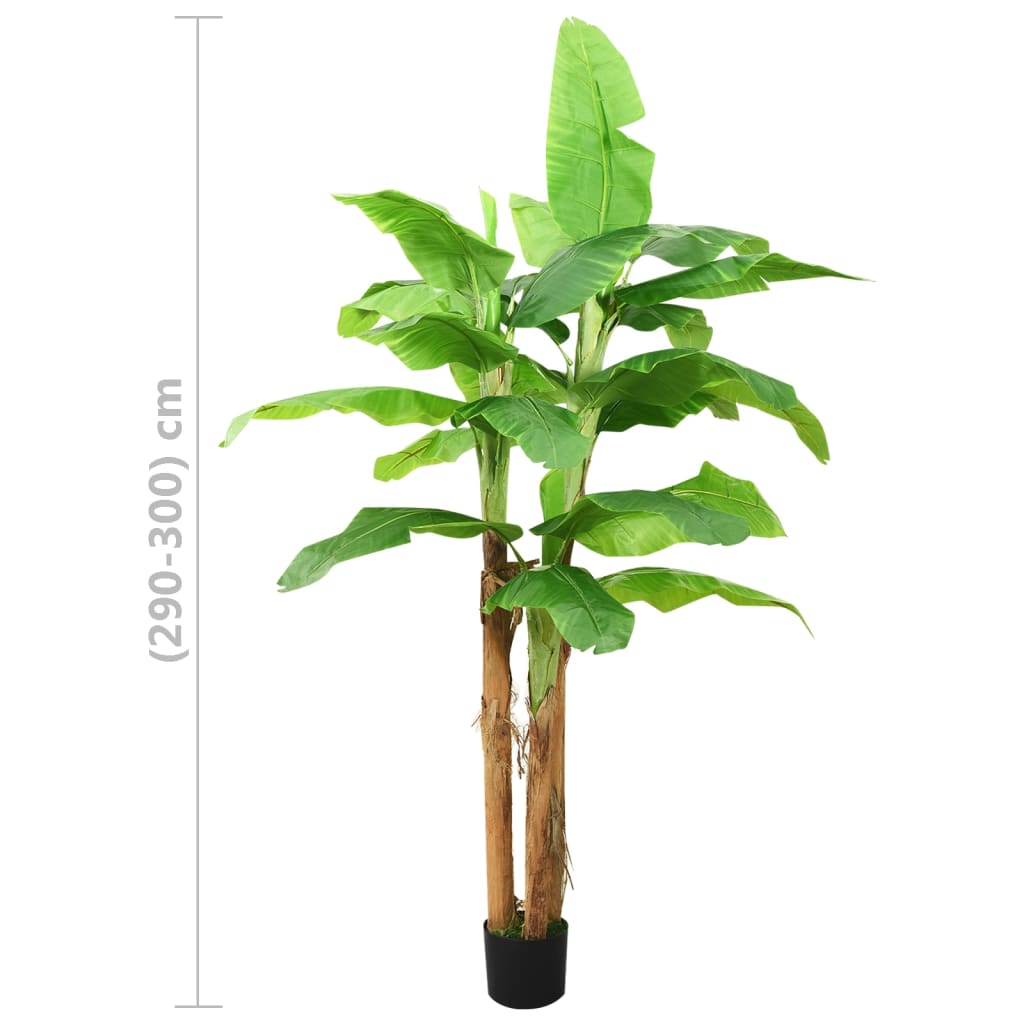 Künstlicher Bananenbaum mit Topf 180 cm Grün