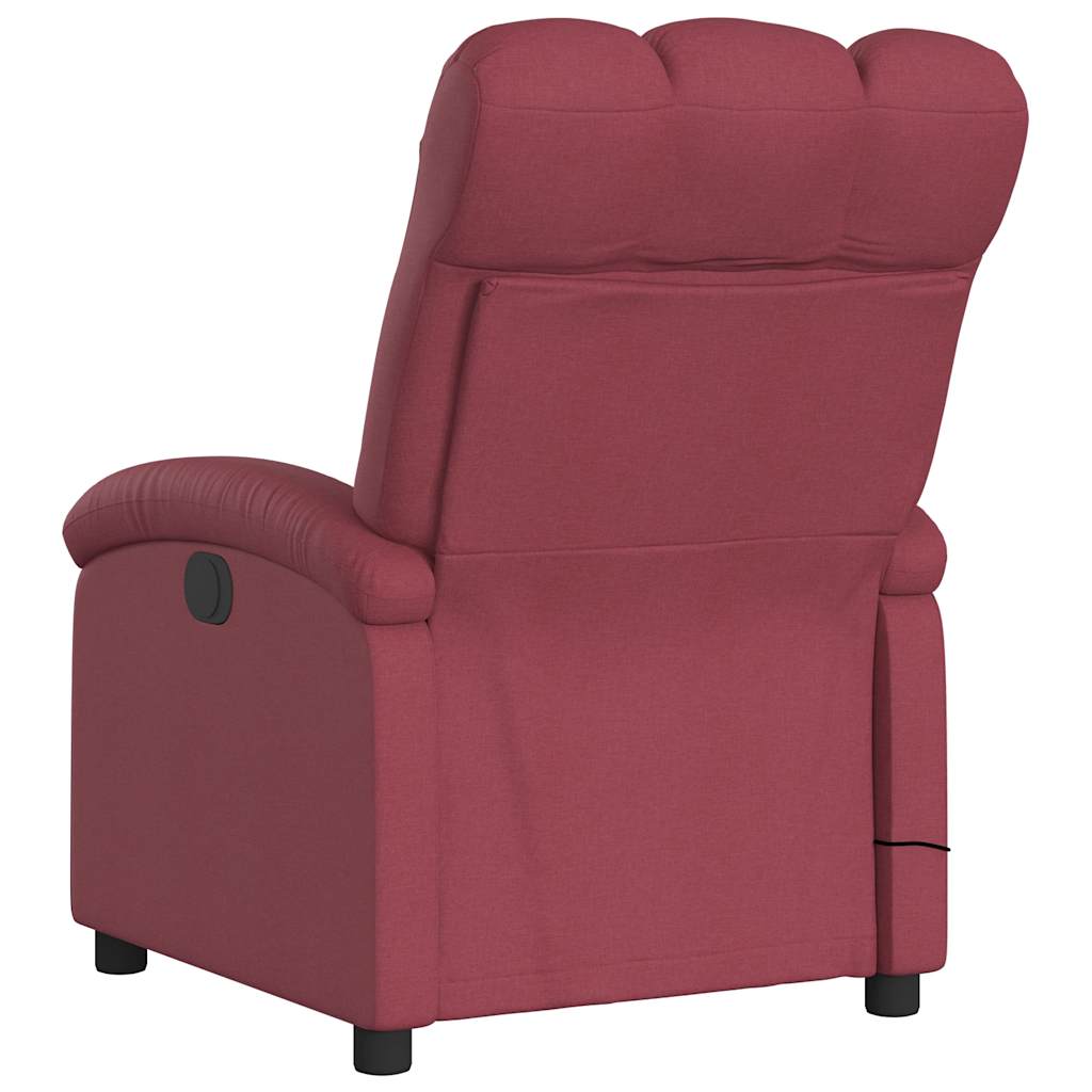 Massage-Relaxsessel, hellgrauer Stoff