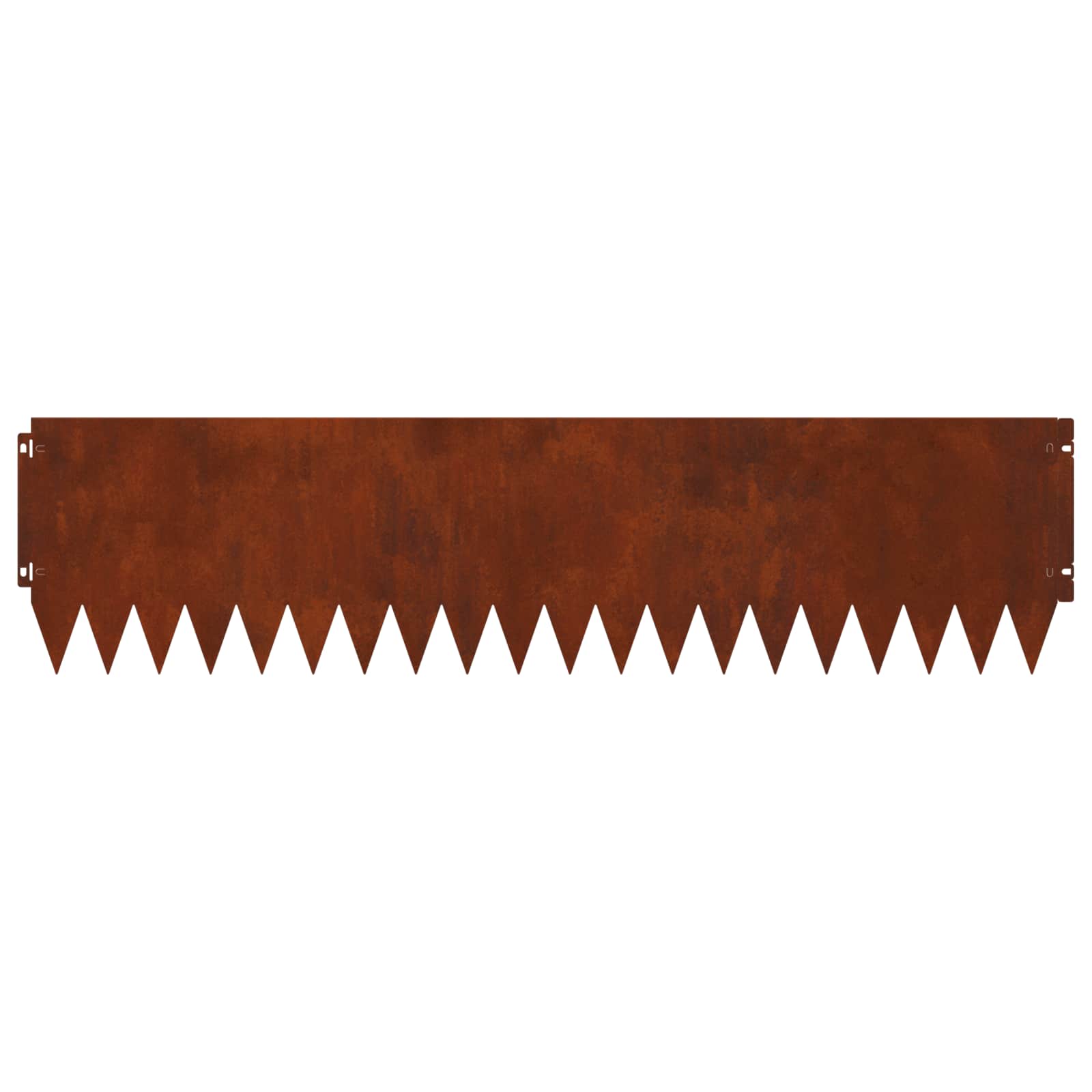 Raseneinfassung 10 pcs 103 x 10 cm Stahl Schwarz