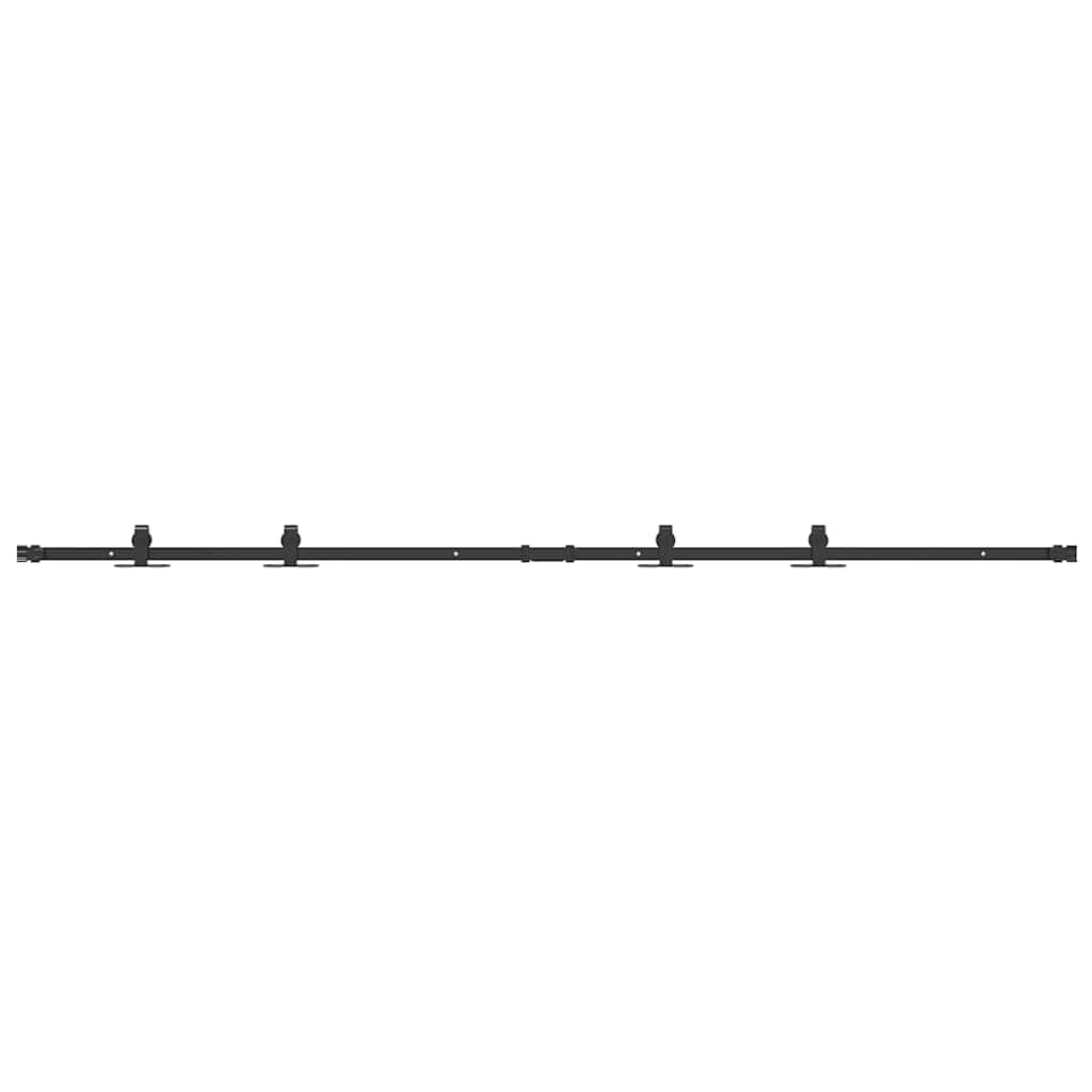 Schiebetürbeschlag Set für Schranktüren 91 cm Karbonstahl