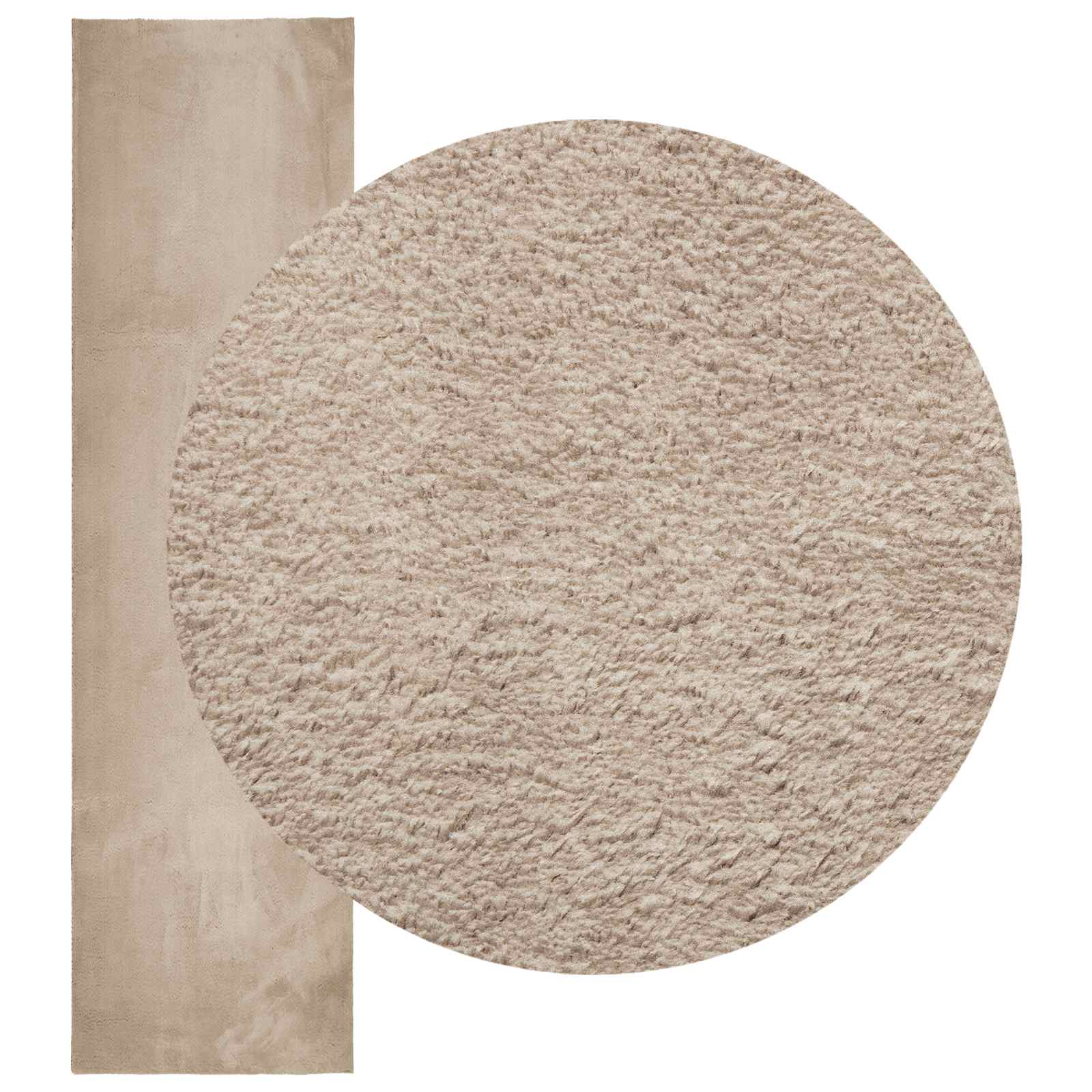 Teppich HUARTE Kurzflor Weich und Waschbar Anthrazit 60x110 cm