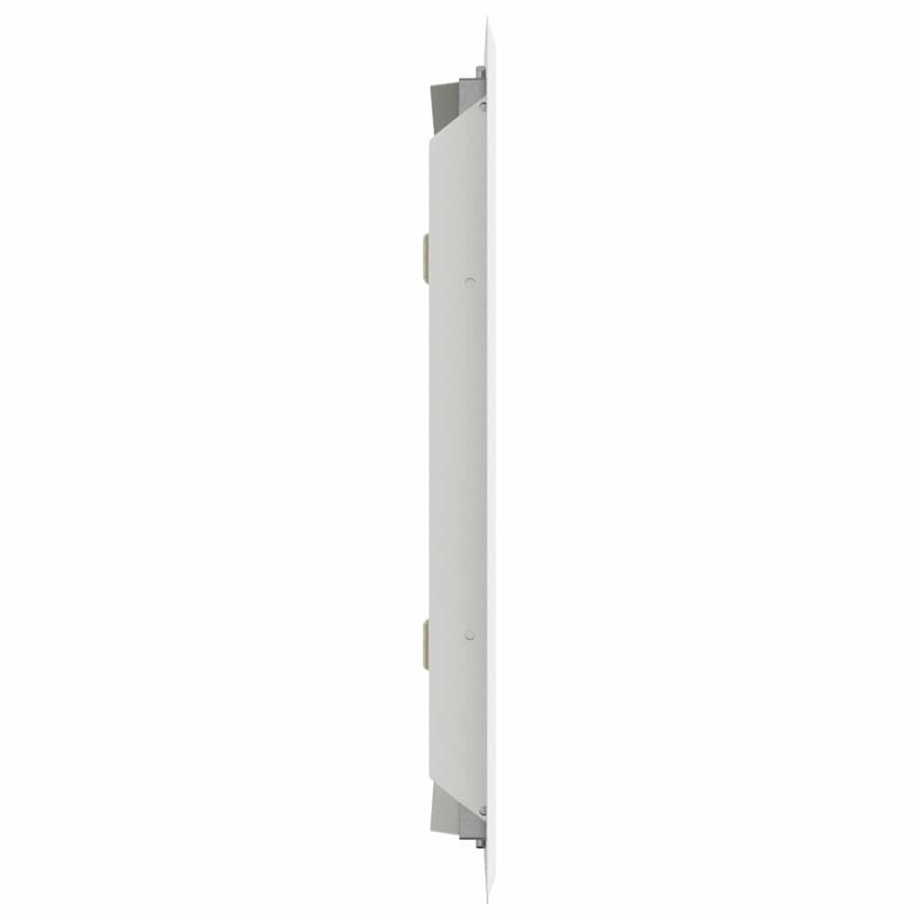 Zugangsklappe 2 pcs Weiß 23 x 23 x 3 cm Stahl