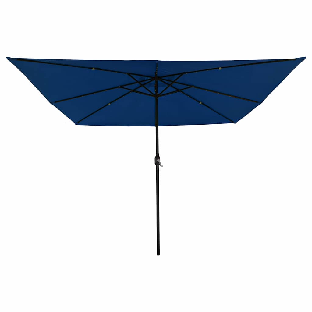 Garten-Sonnenschirm Sand 295 x 295 x 245 cm Polyester und Stahl