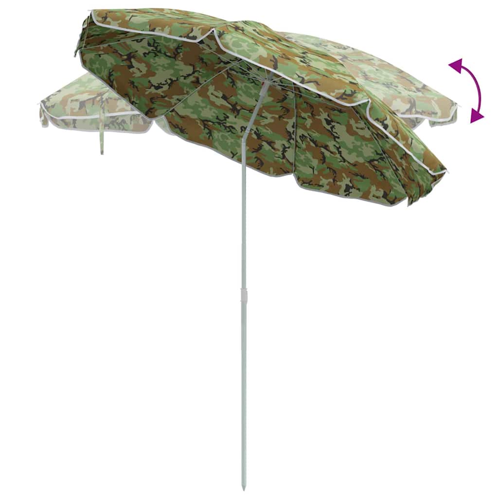 Sonnenschirm mit Stahlmast Sandfarbe 180 cm
