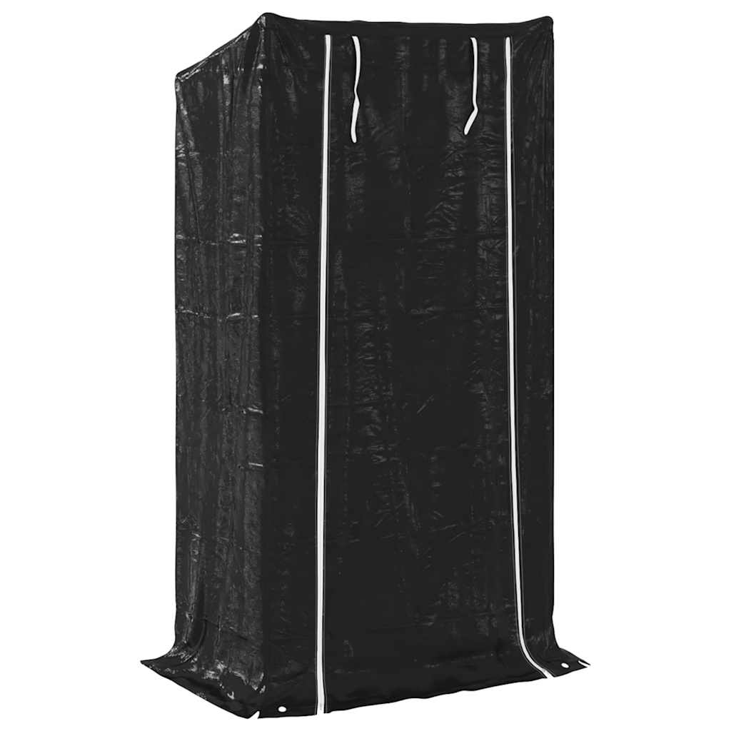 Brennholzregal mit Regenschutz 100,5x40,5x110,5 cm