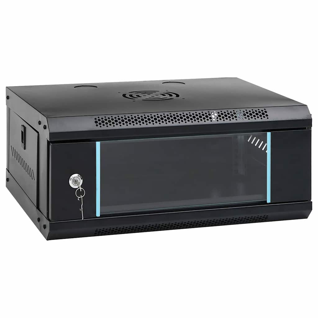 Netzwerkschrank mit Speicher Grau 60 x 45 x 28 cm Stahl