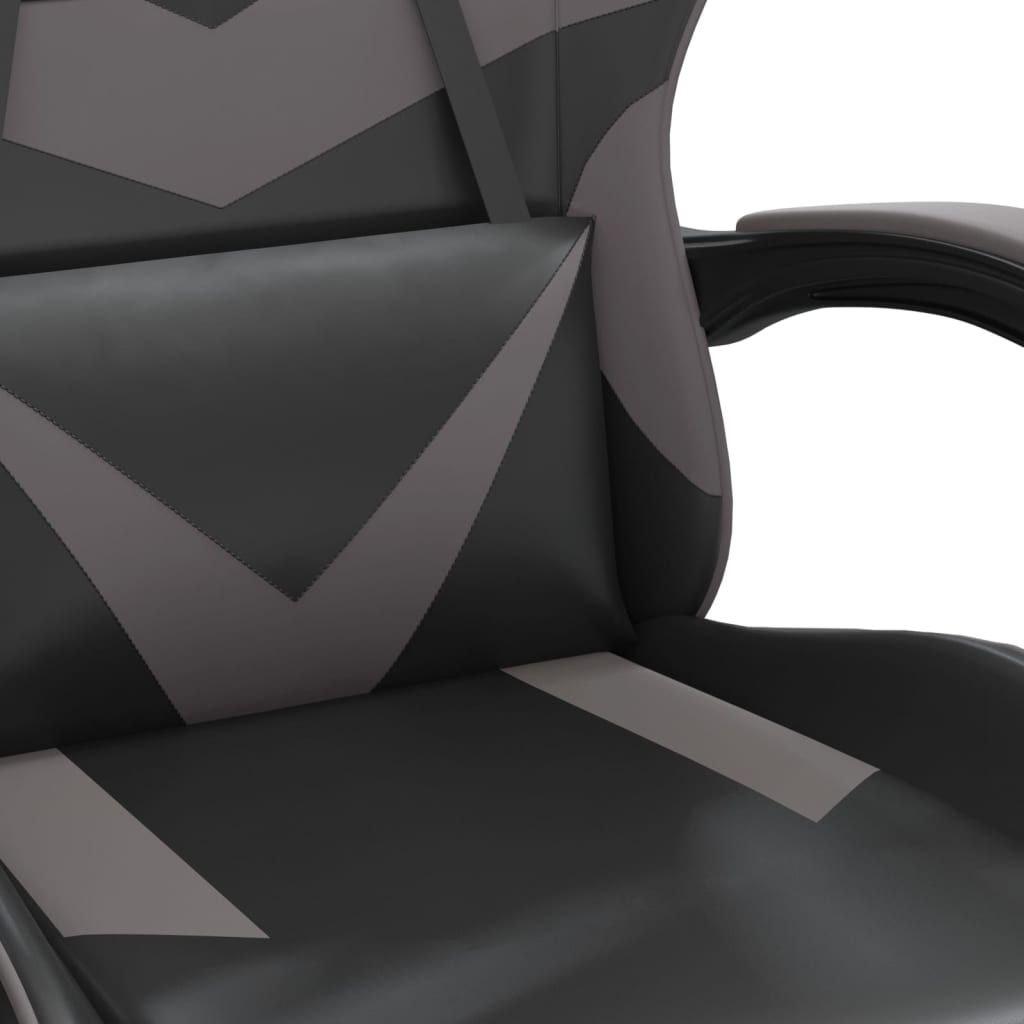 Gaming-Stuhl Drehbar Schwarz und Rot Kunstleder