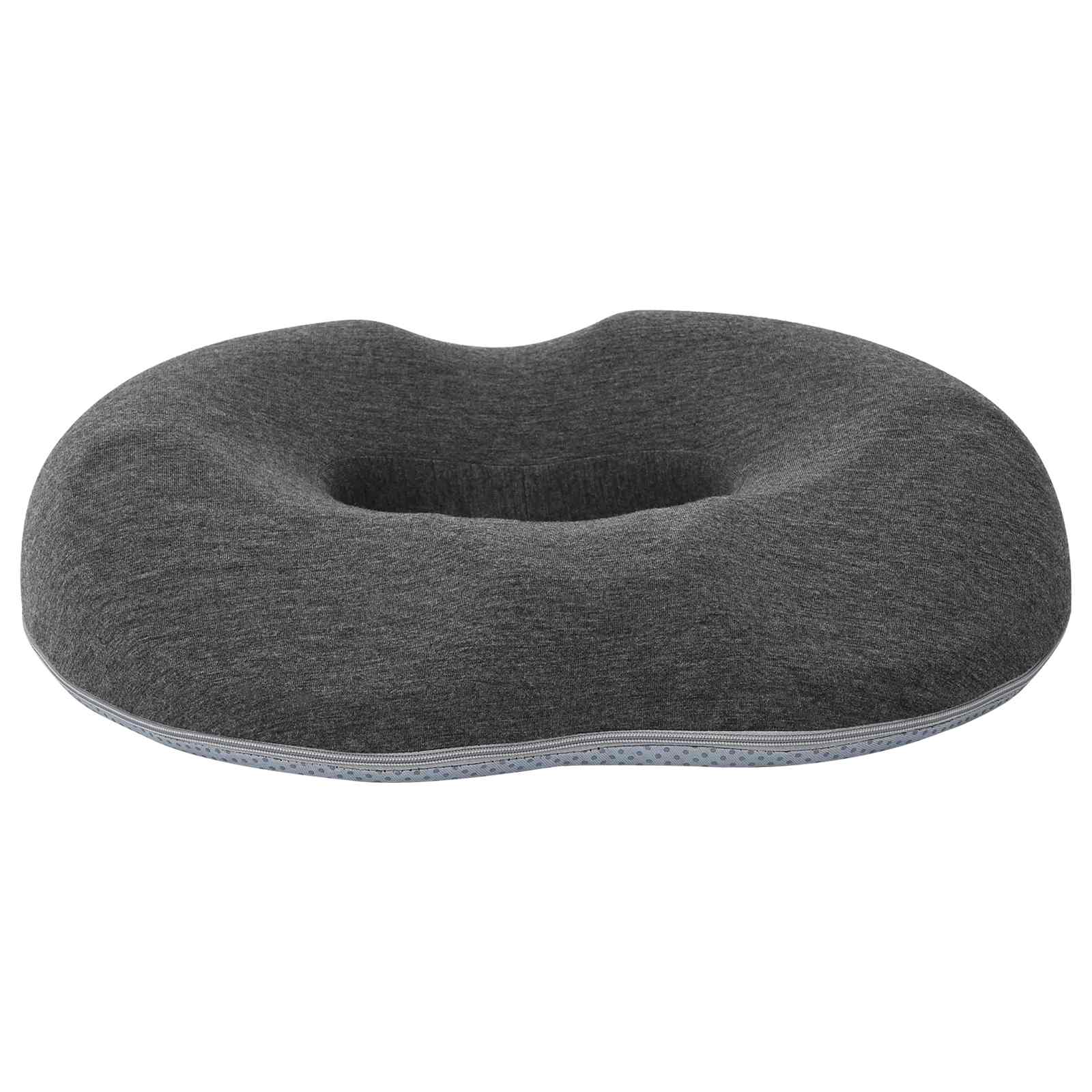 Sitzkissen Einfarbig Hellgrau 42 x 36,5 x 8 cm Viscoschaum