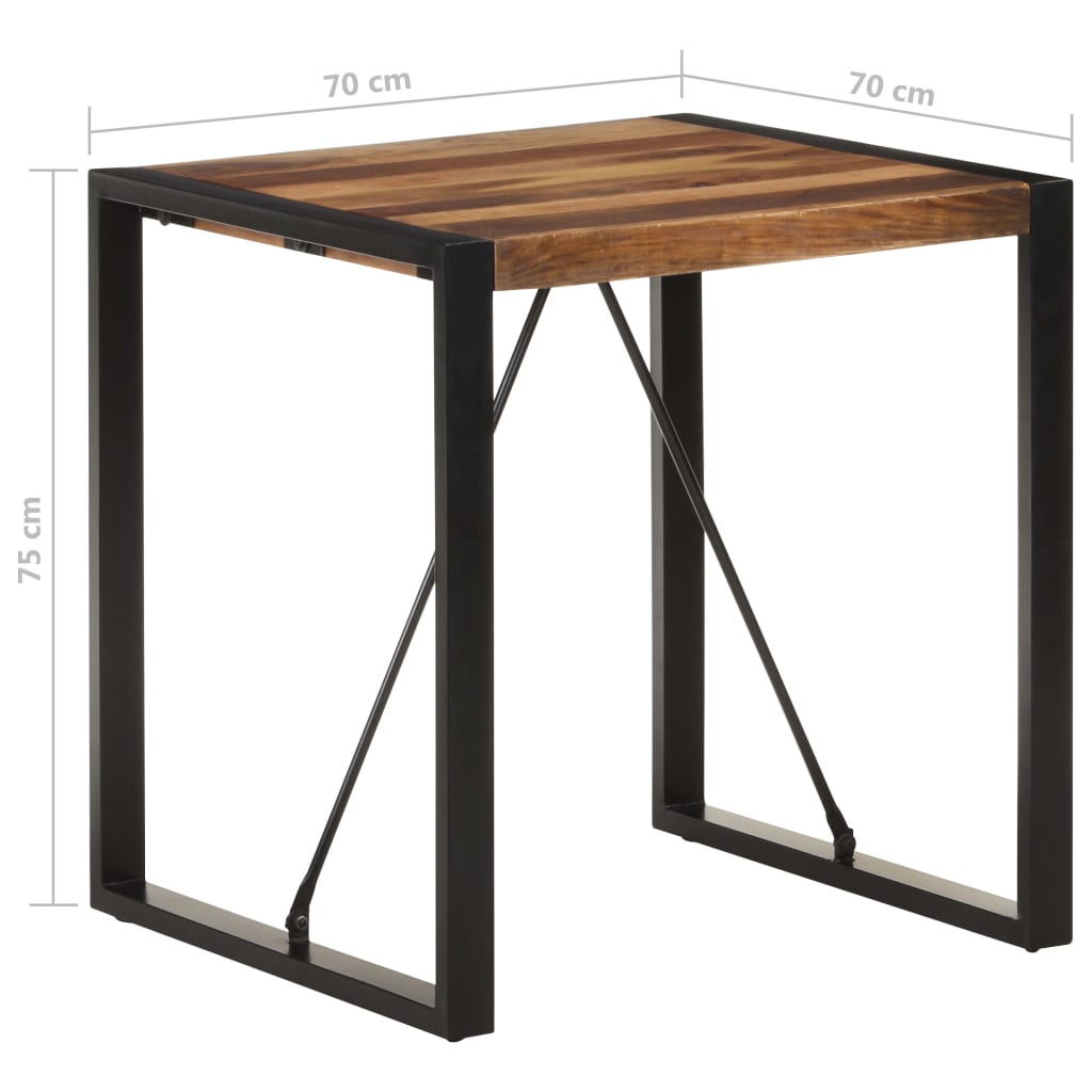 Esstisch 80x80x75 cm Massivholz