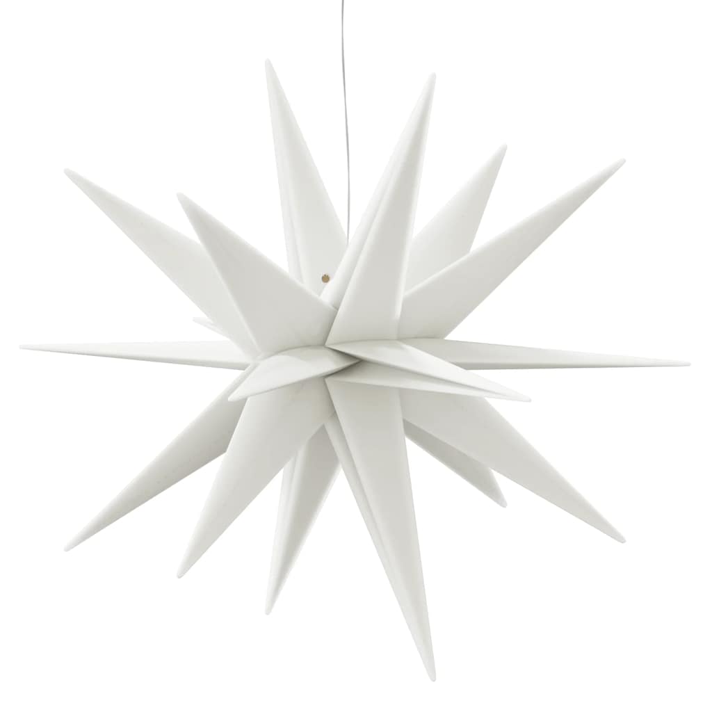 LED-Weihnachtssterne 3 Stk. Faltbar Weiß 57 cm