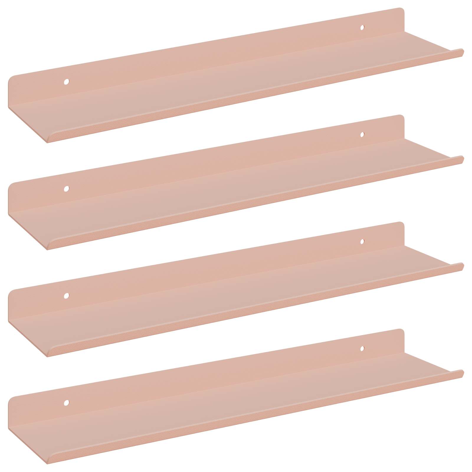 Schwebendes Regal 3 pcs Schwarz 40 x 9 x 2,5 cm Stahl