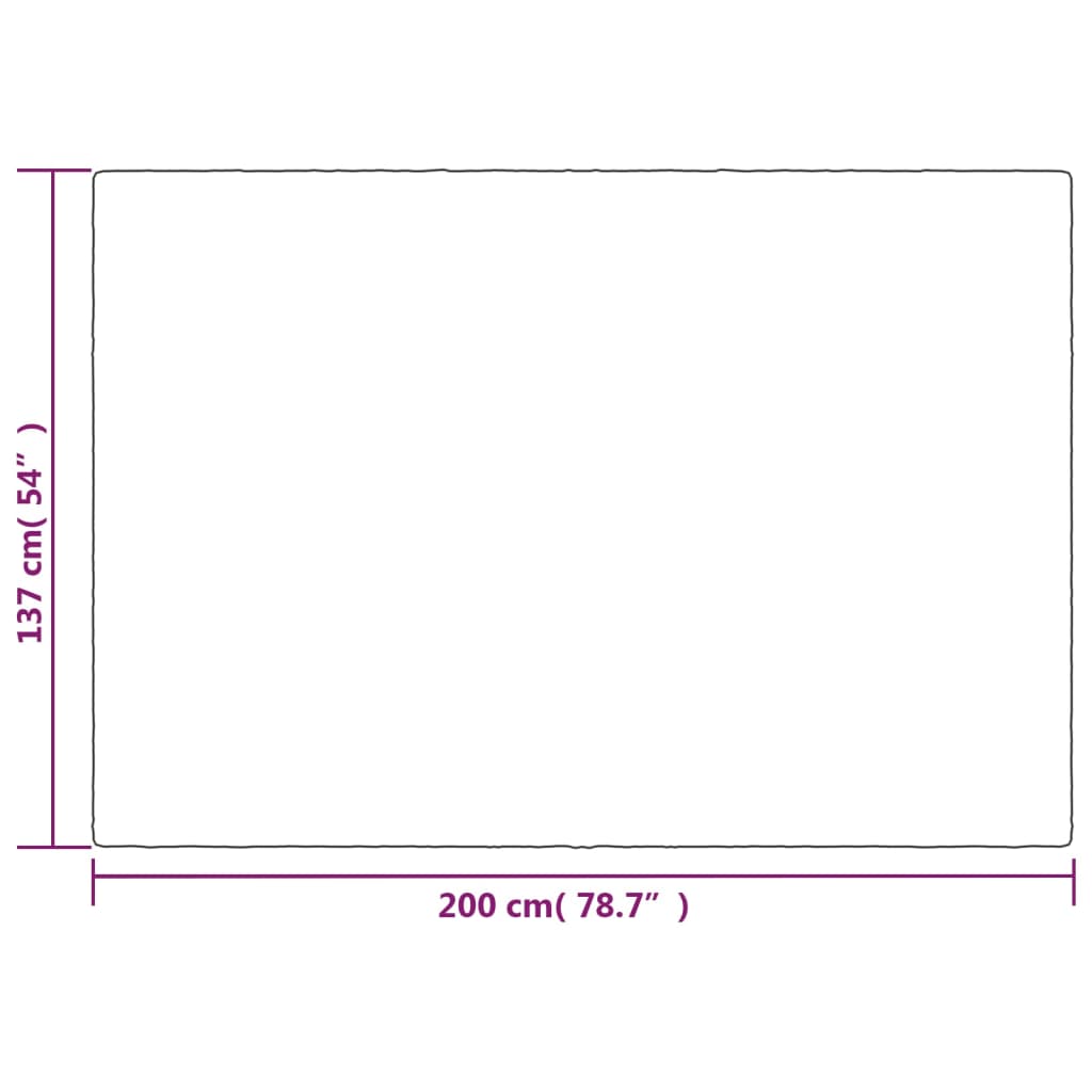 Gewichtsdecke mit Bezug Grau 122x183 cm 9 kg Stoff