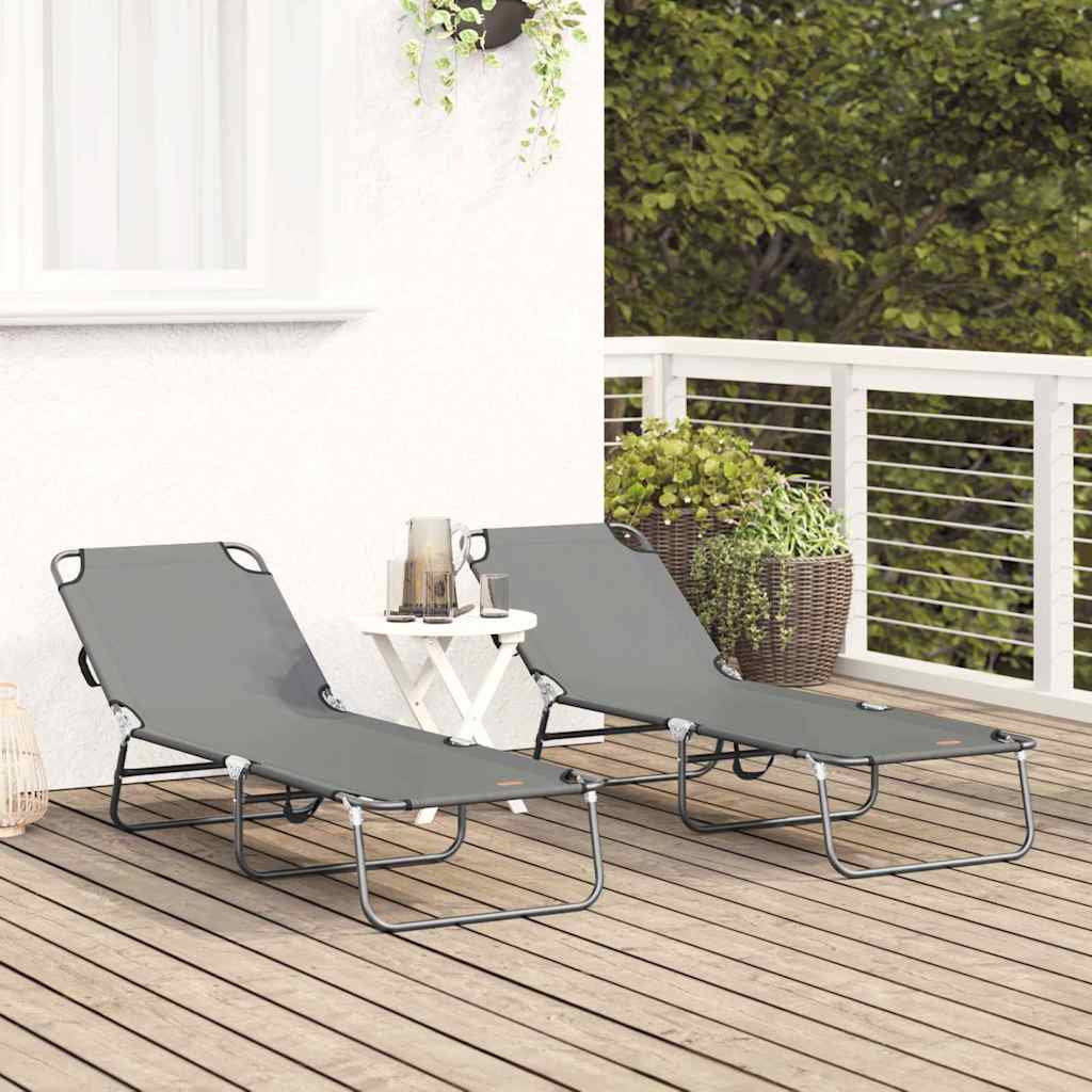 Klappbare Sonnenliege Blau 188 x 57 x 86,5 cm Polyester