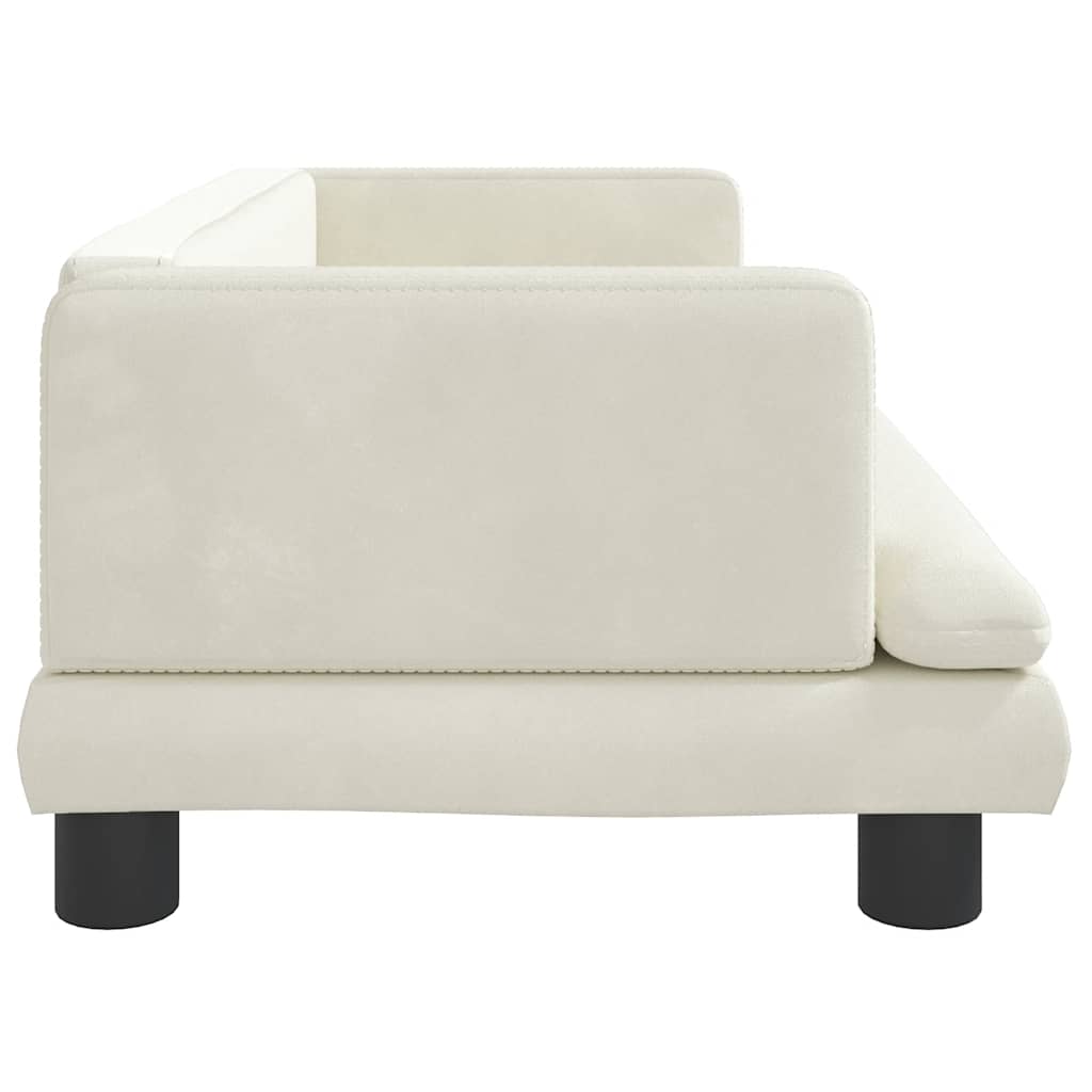 Hundebett Blau 80x45x30 cm Samt