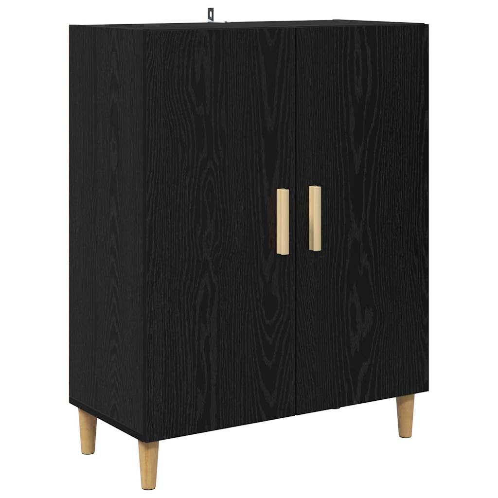 Highboard Altholz 69,5 x 32,5 x 180 cm Holzwerkstoff