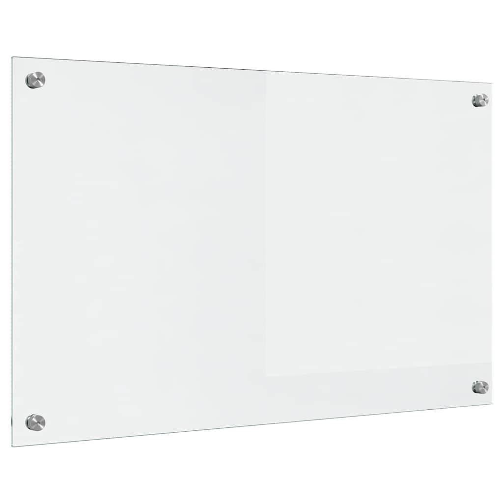 Küchenrückwand 2 pcs Weiß 70 x 40 cm Gehärtetes Glas