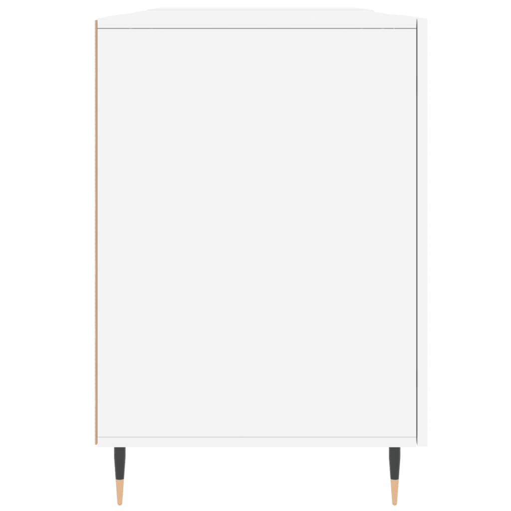 Schreibtisch Betongrau 140x50x75 cm Holzwerkstoff