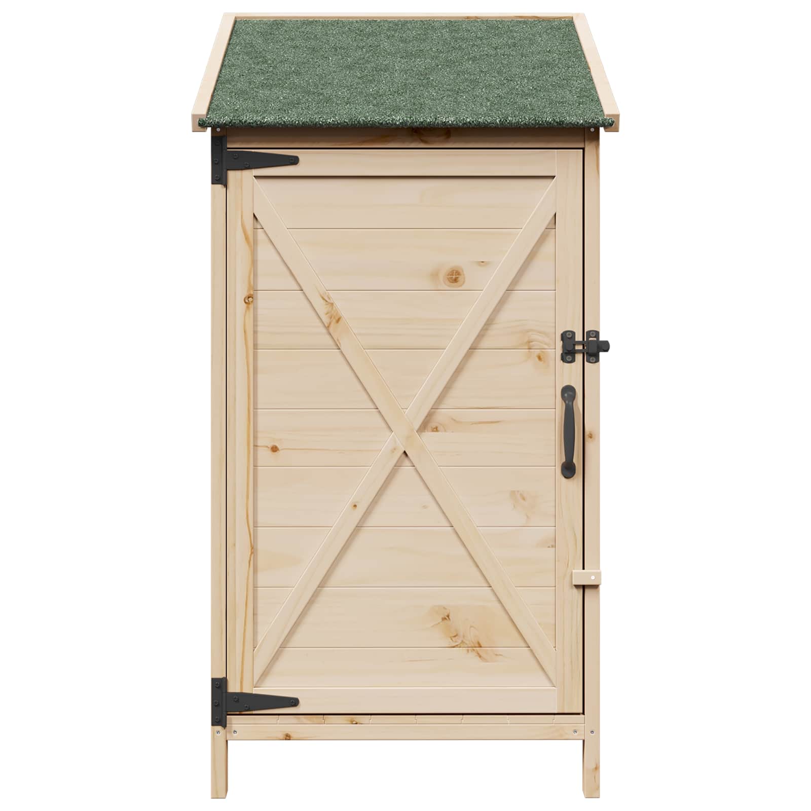Gartenschuppen Natur 59,5 x 56 x 113,5 cm Massivholz aus Fichte