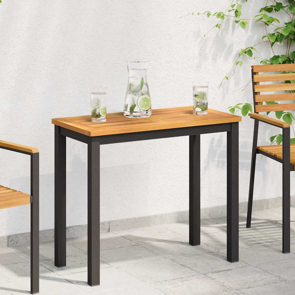 Tischplatte Öl-Natur 80 x 40 x 2 cm Massivholz Akazie