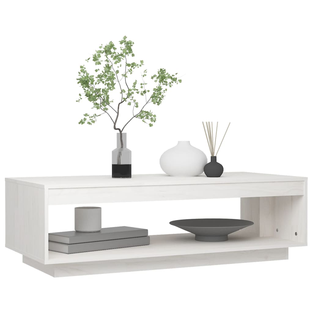 Couchtisch 110x50x33,5 cm Massivholz Kiefer