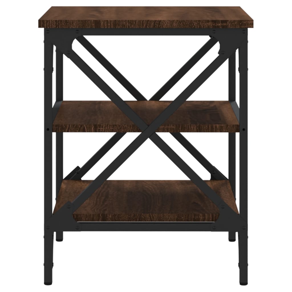 Beistelltisch Schwarz 40x42x50 cm Holzwerkstoff