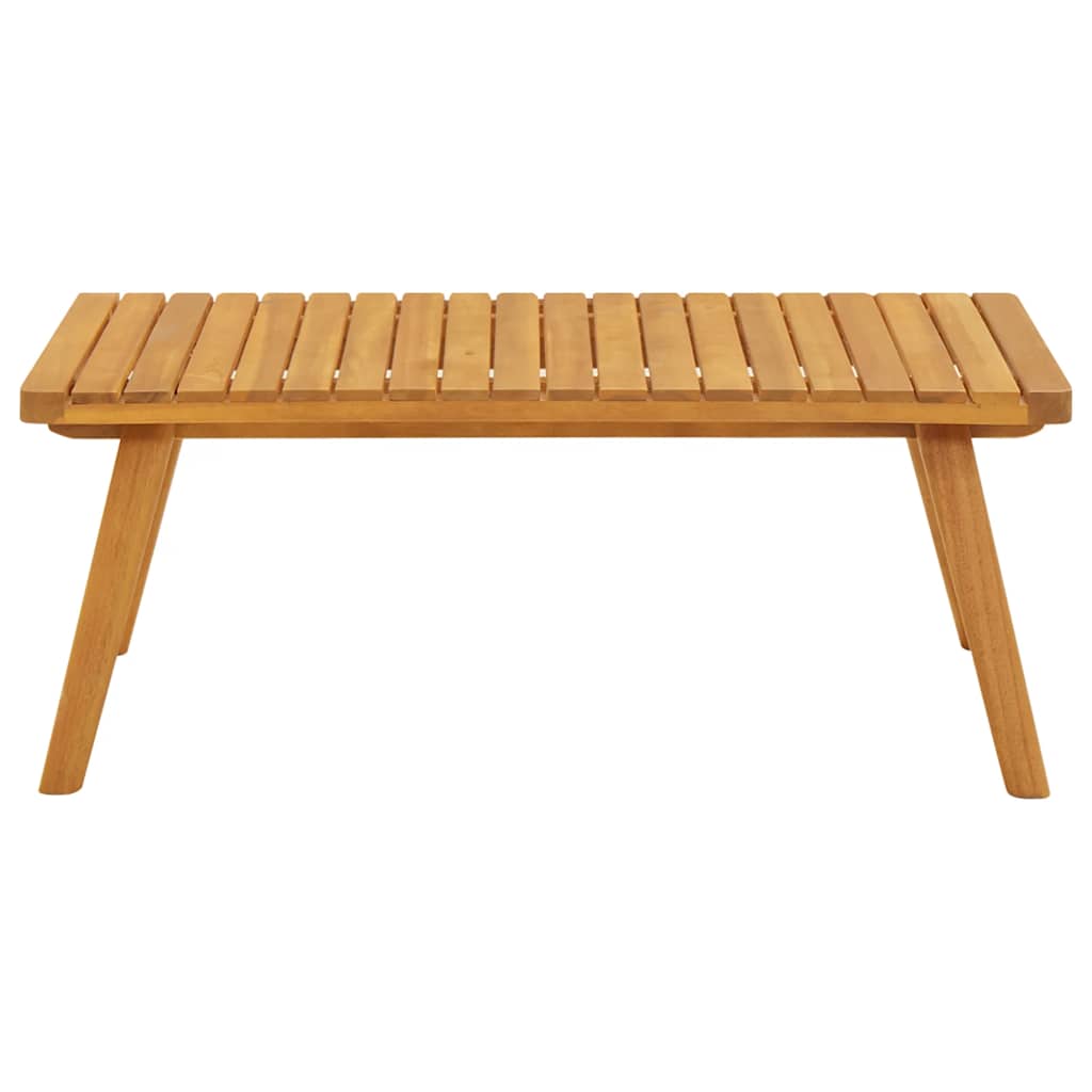 2-Sitzer-Gartensofa mit Kissen Massivholz Akazie