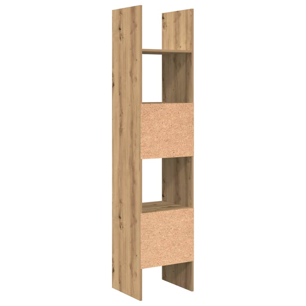 Bücherregal Weiß 40x35x180 cm Holzwerkstoff