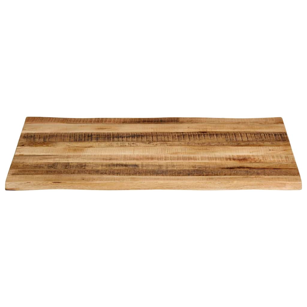 Tischplatte 40x40x2,5 cm Rechteckig Massivholz Akazie Baumkante